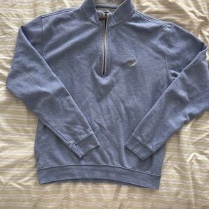 Johnny-O x Nantucket Light Blue Men’s Quarter-Zip Sweater